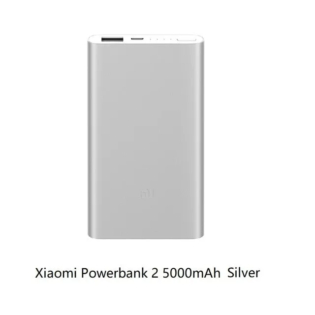 10000mAh Original Xiaomi Power Bank 2 Quick Charge Powerbank Dual-USB Portable Aluminium Fast Charging Mi Power External Battery