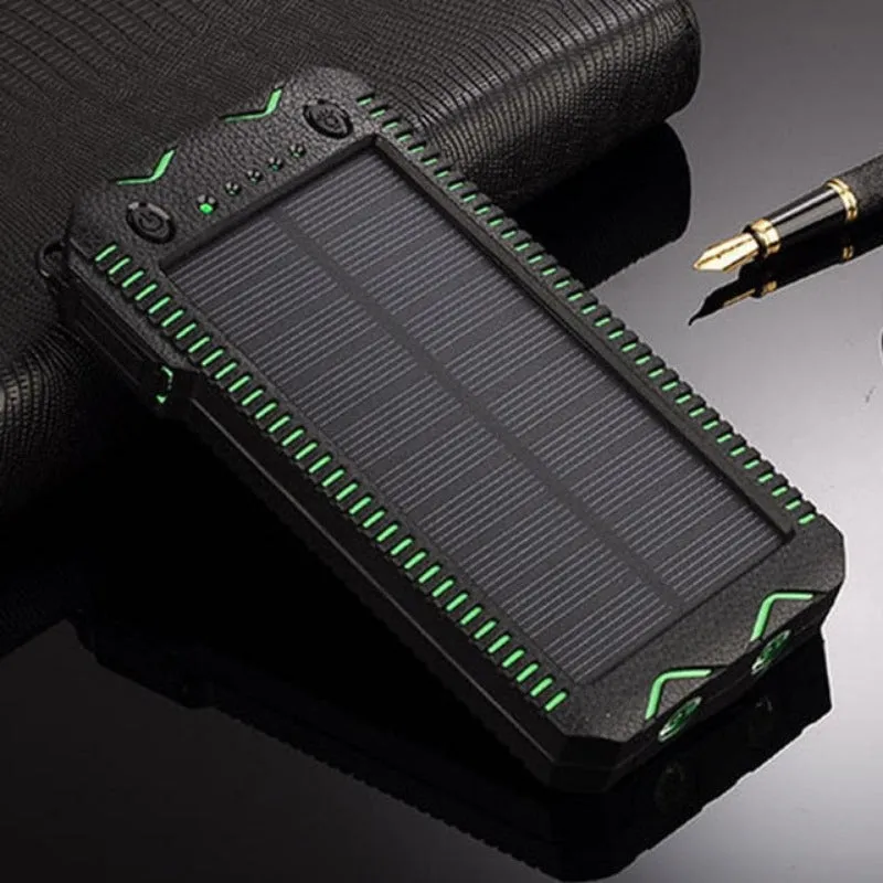 10000mAH Solar Power Bank Double USB