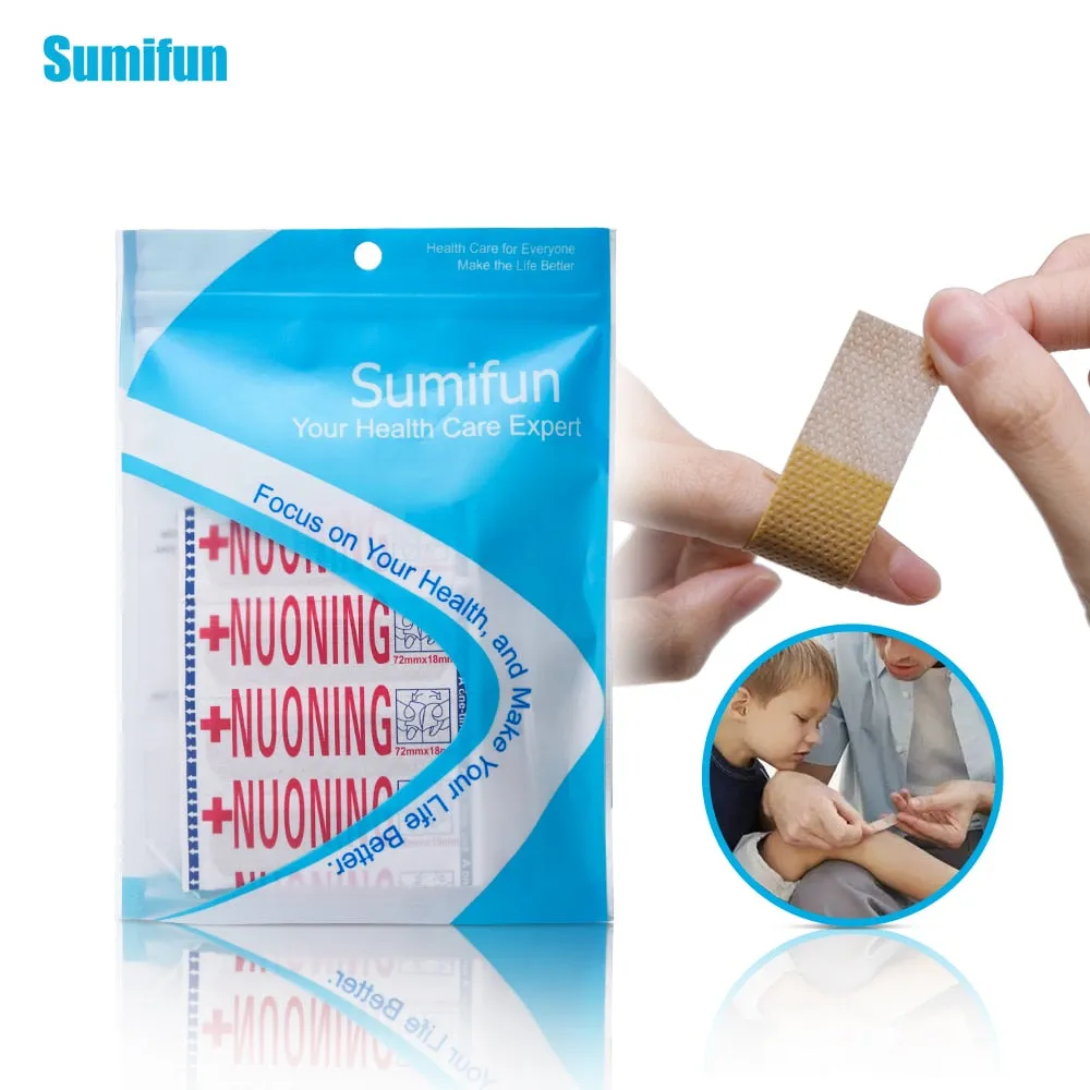 100Pcs Sumifun First Aid Bandage Heel Cushion Adhesive Plaster Band Aid Wound Dressings Sterile Hemostasis Sticker Z37001