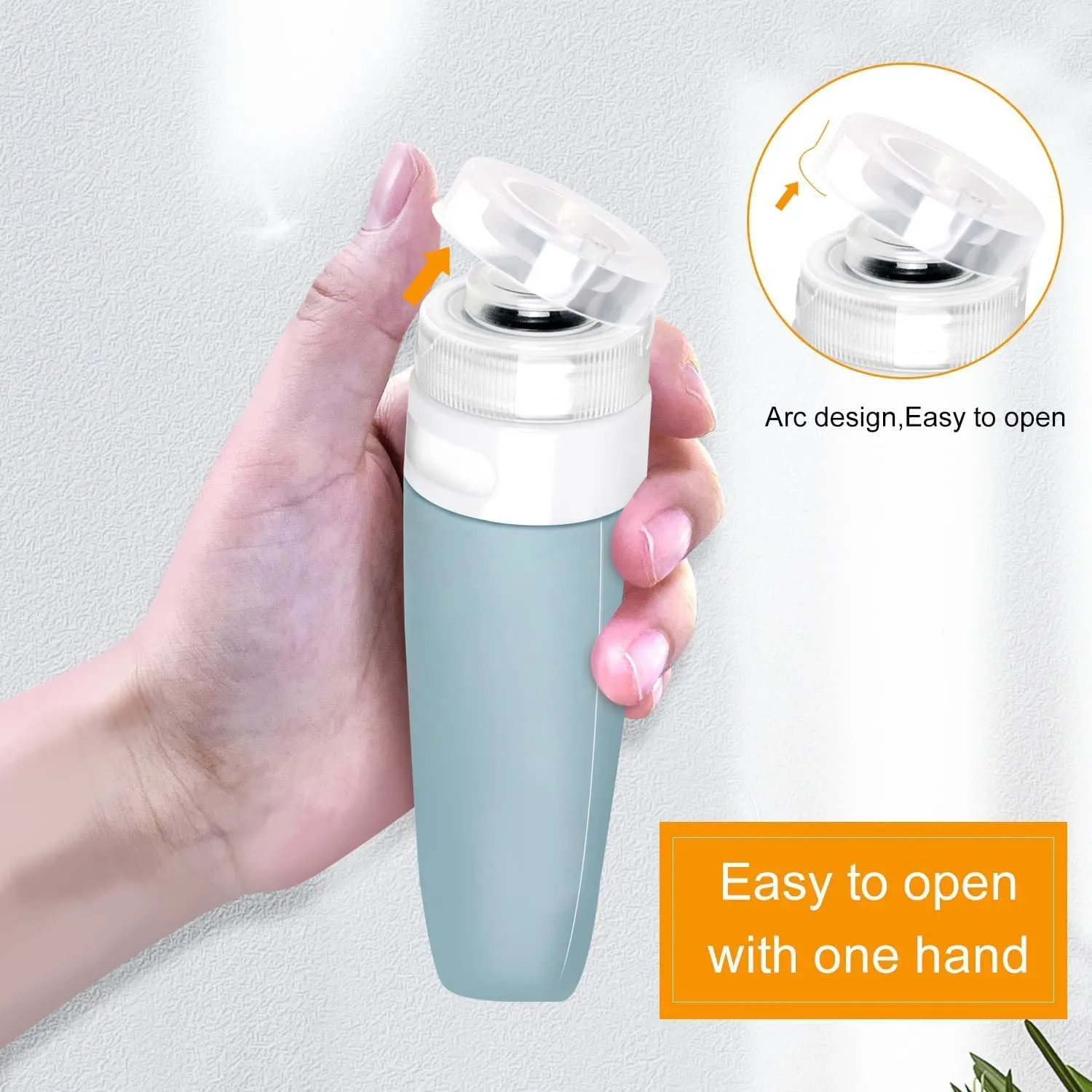 14PCs Silicone Leakproof Travel Bottles Set