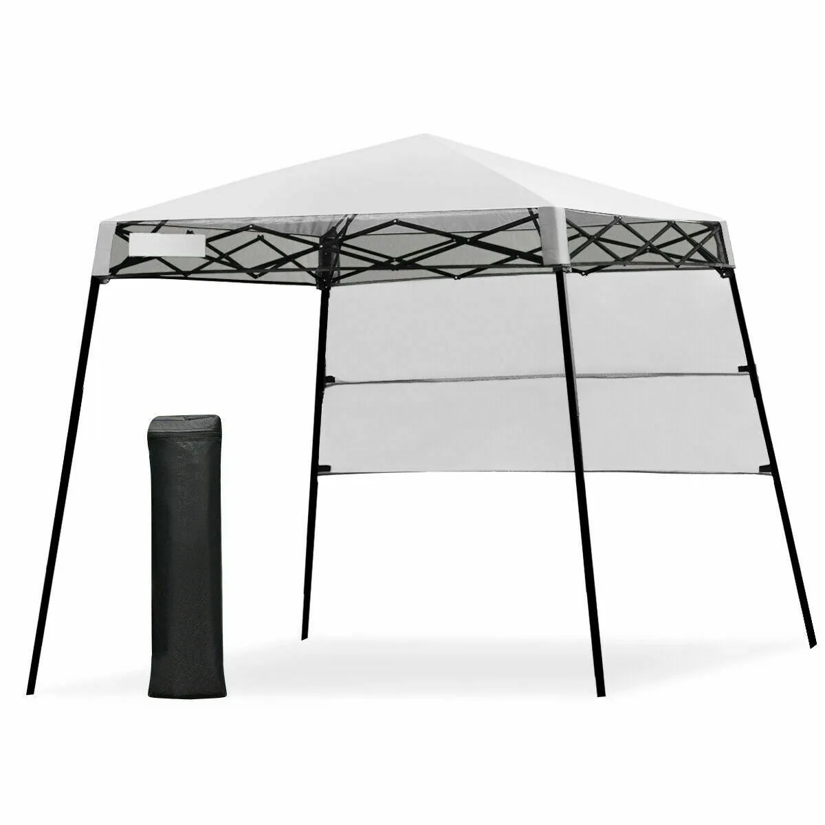 1.8M x 1.8M Pop Up Gazebo with 1 Side Panel