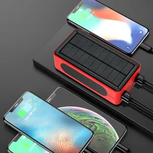 99000mAh Qi Solar Wireless Charging Power Bank