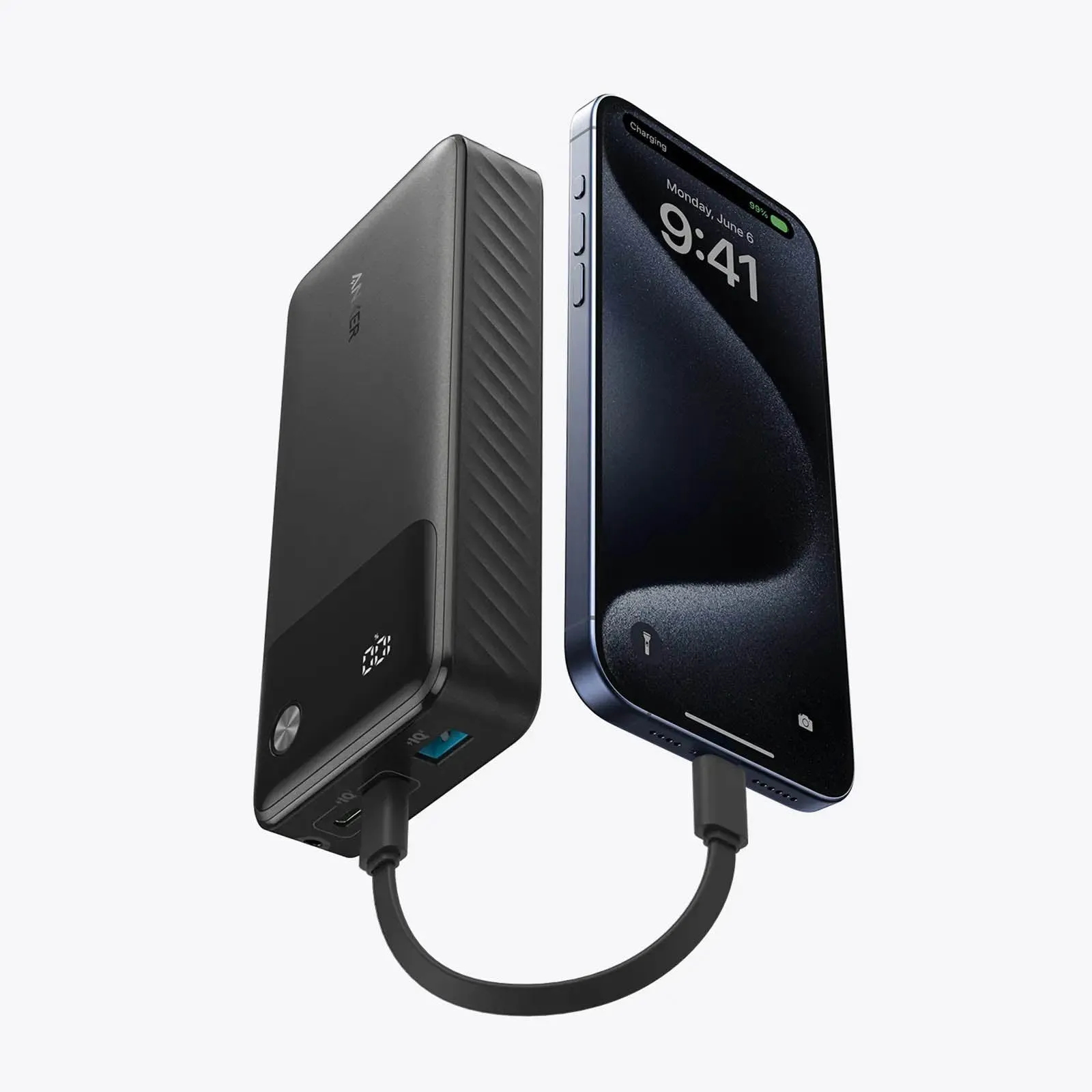 Anker Powercore 20K mAh 30W Power Bank W/ Usb-C Cable - Black