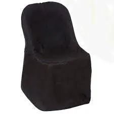 Black Folding Polyester Chair Cover - Buy