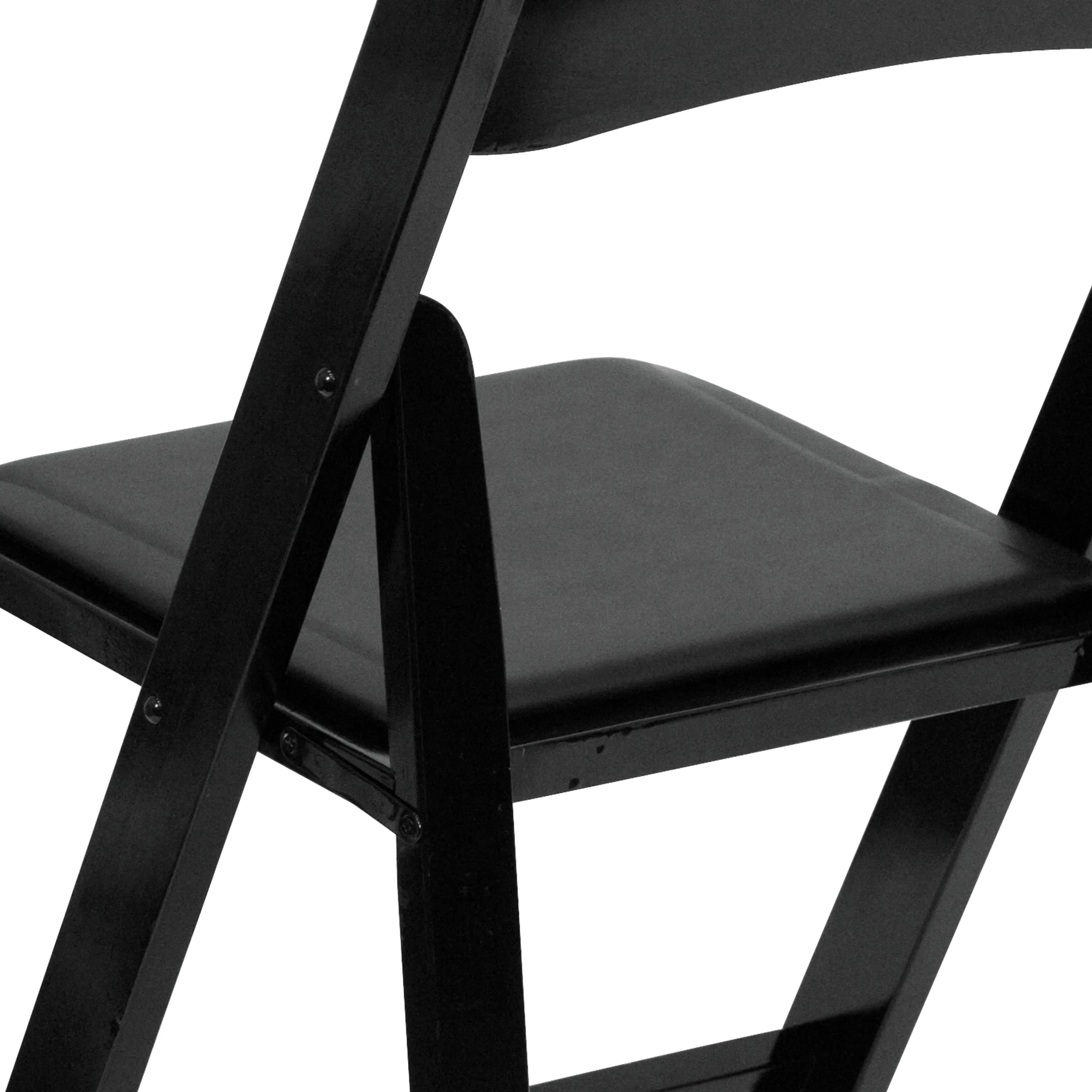 Black Wood Folding Chair 2-XF-2902-BK-WOOD-GG