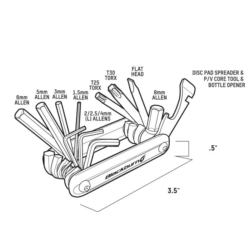 Blackburn Grid 13 Multi-Tool