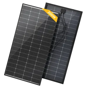 BougeRV 200 Watt Rigid Bifacial 10BB Mono Solar Panel