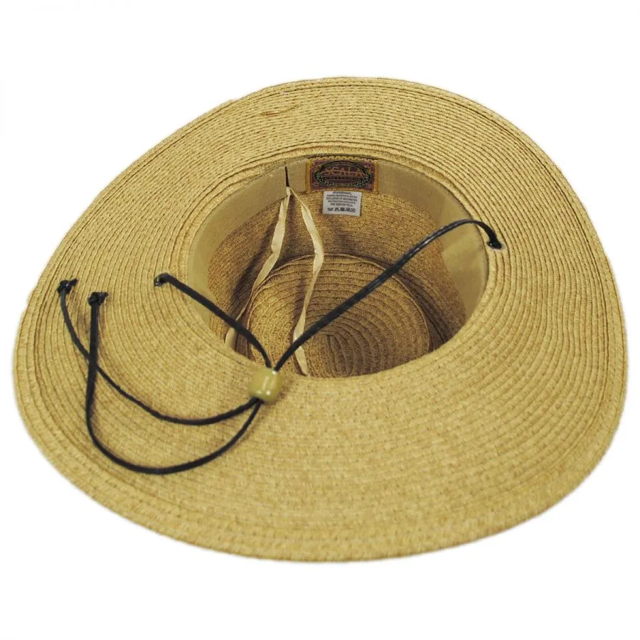 C- Scala Women's BRUGES Boater Crown Chin Cord Sunhat, Style#LP280