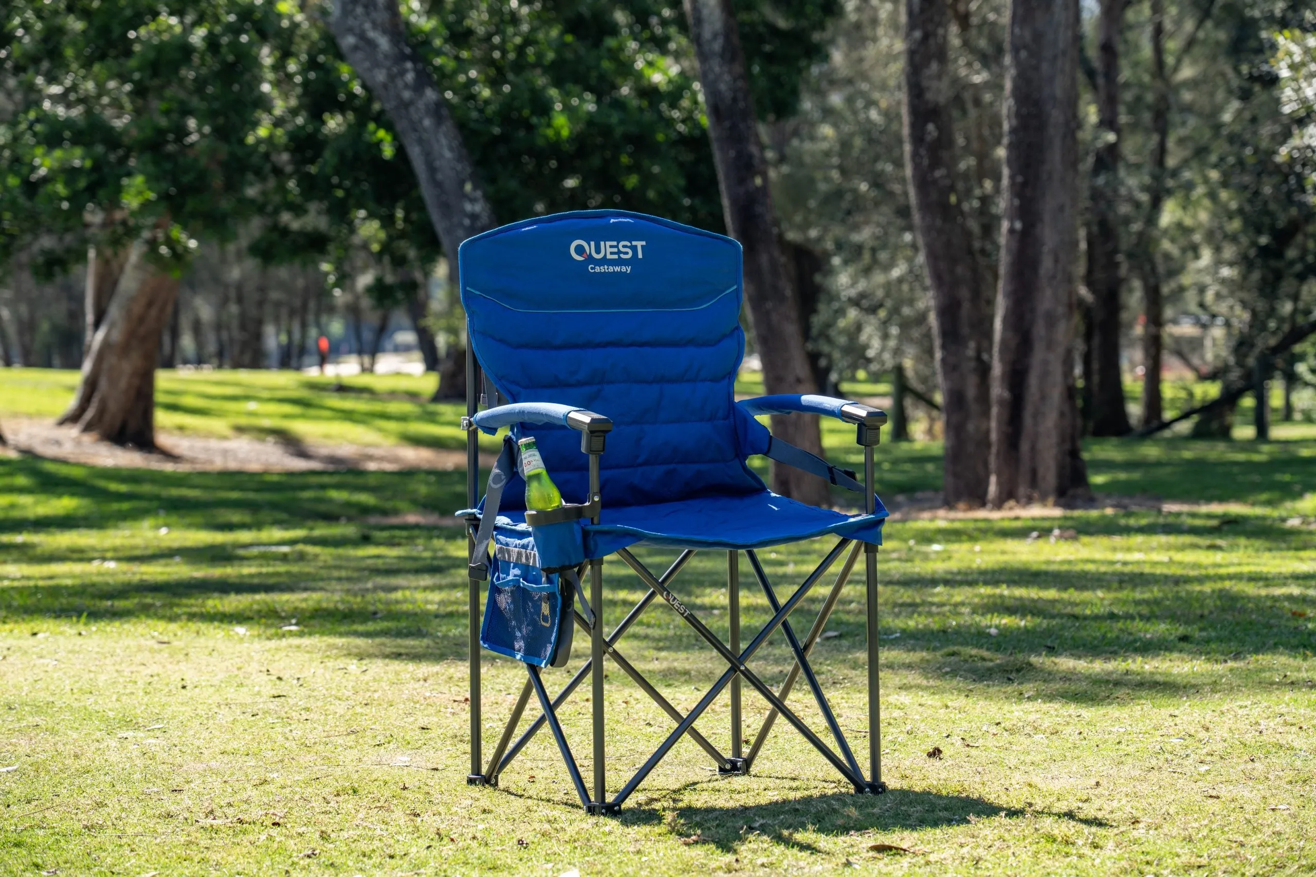 Castaway Hard Arm Camp Chair - Regal Blue