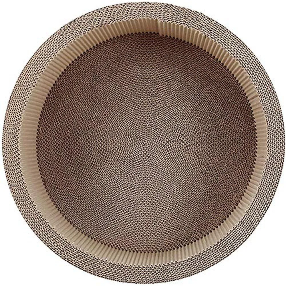 Cat Scratcher Post & Board, Round Cat Scratching Lounge Bed