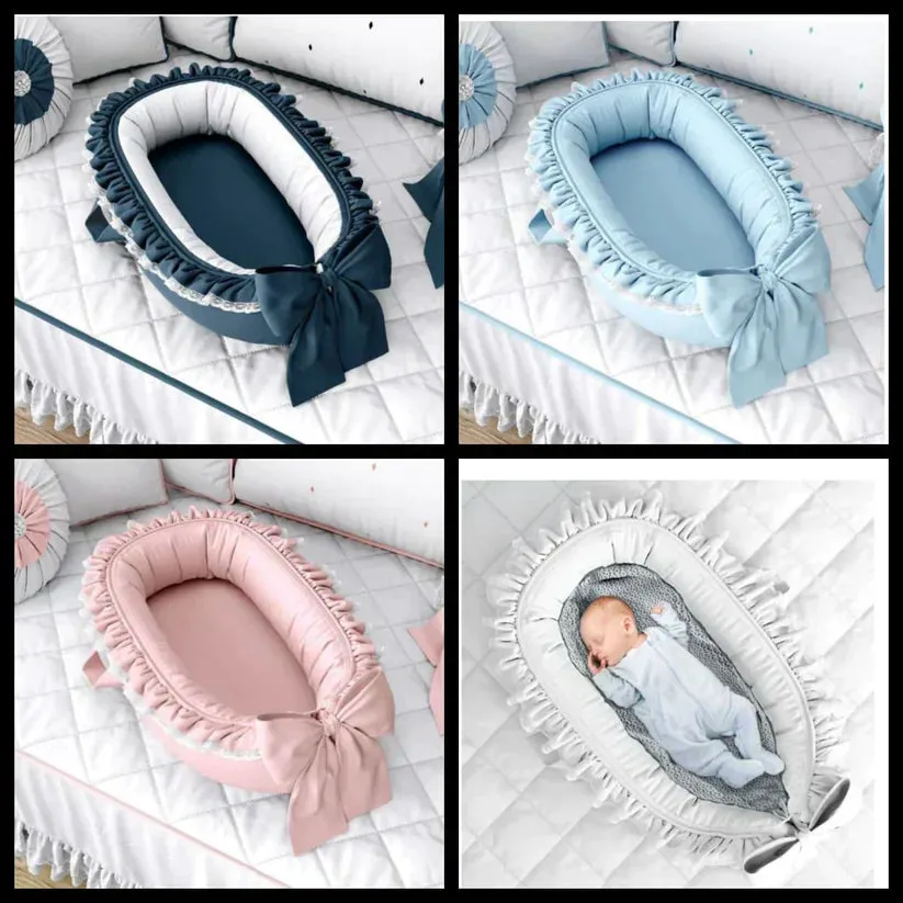 Comfortable Baby Nest For New Baby Born / Infant - Baby Pink