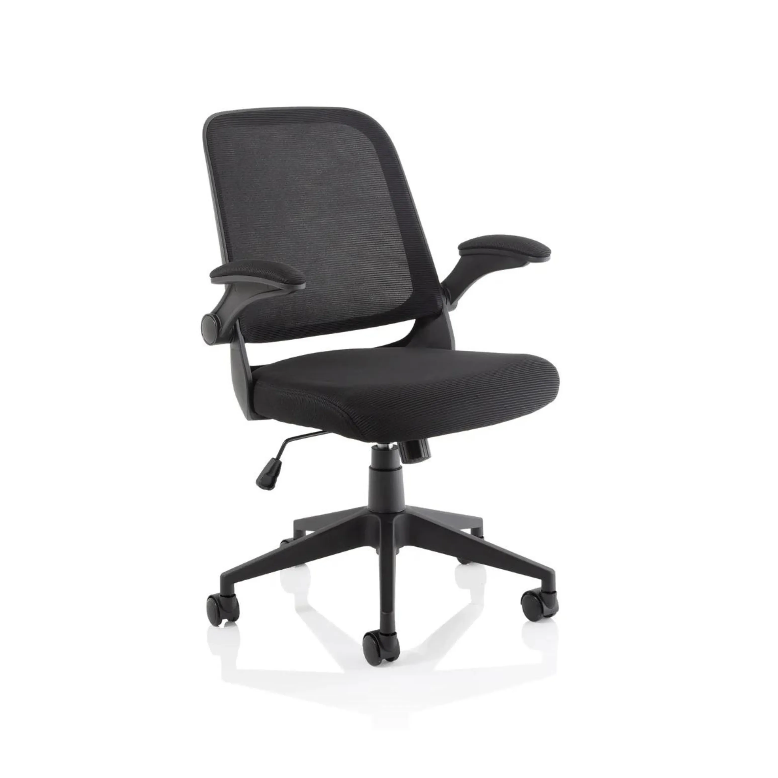 Crew Task Operator Mesh Chair With Folding Arms