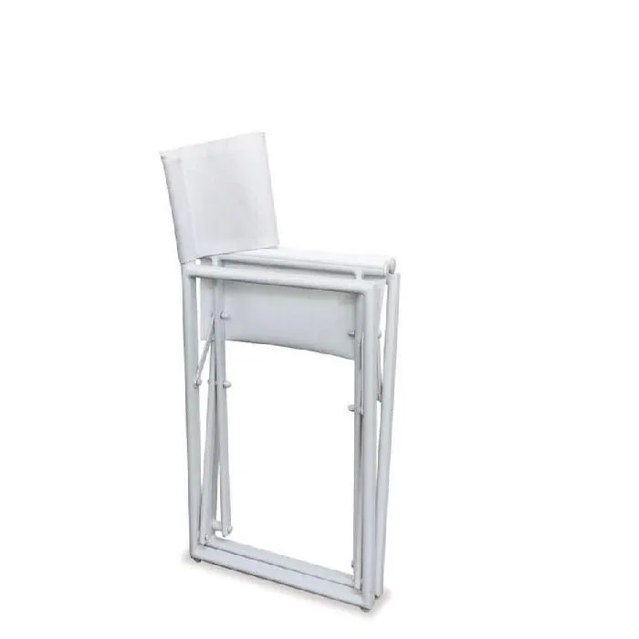 Director Folding Outdoor Chair - White