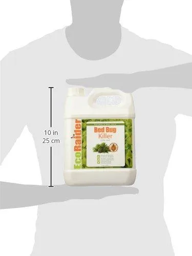 EcoRaider Bed Bug Killer Spray 1 Gallon Jug, Green   Non-toxic, 100% Kill   Extended Protection