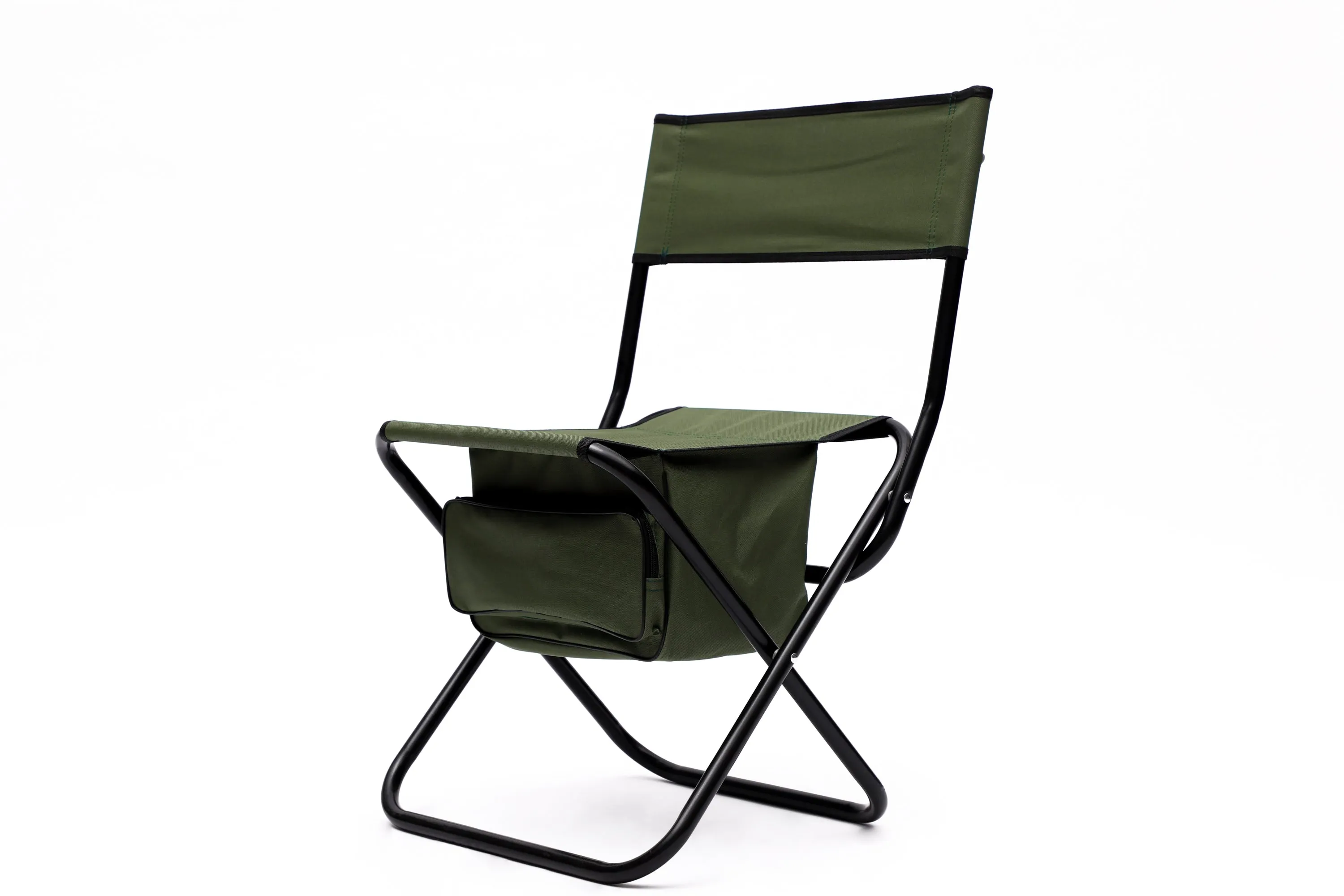 Elecwish 2-piece Folding Outdoor Chair with Storage Bag, Portable Chair Green