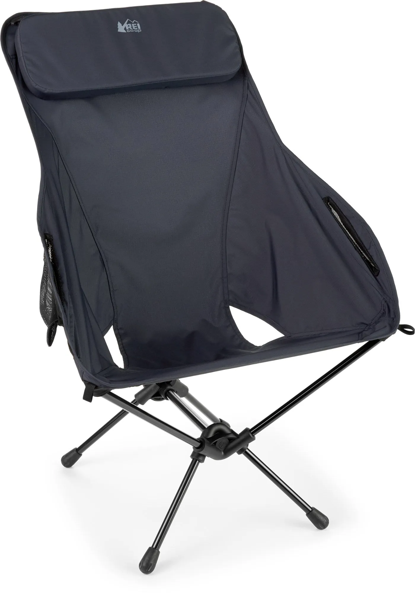 Flexlite Camp Dreamer REI Co-op chair, blue