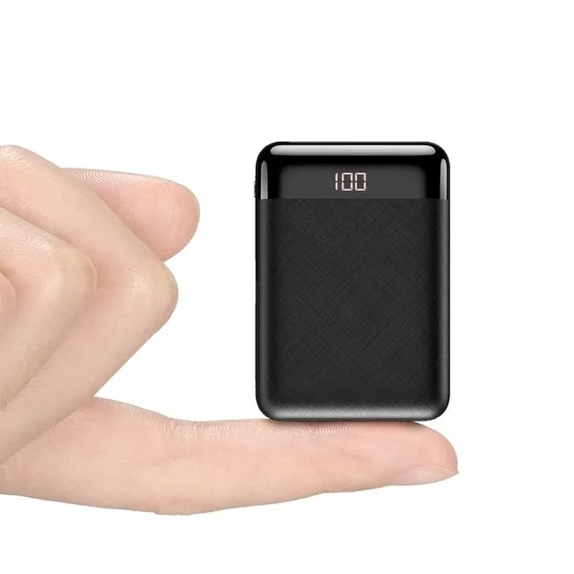 FLOVEME Mini 10000mAh Power Bank For iPhone Samsung Mobile Phone Charger Dual External Battery Pack Portable Charger Powerbank