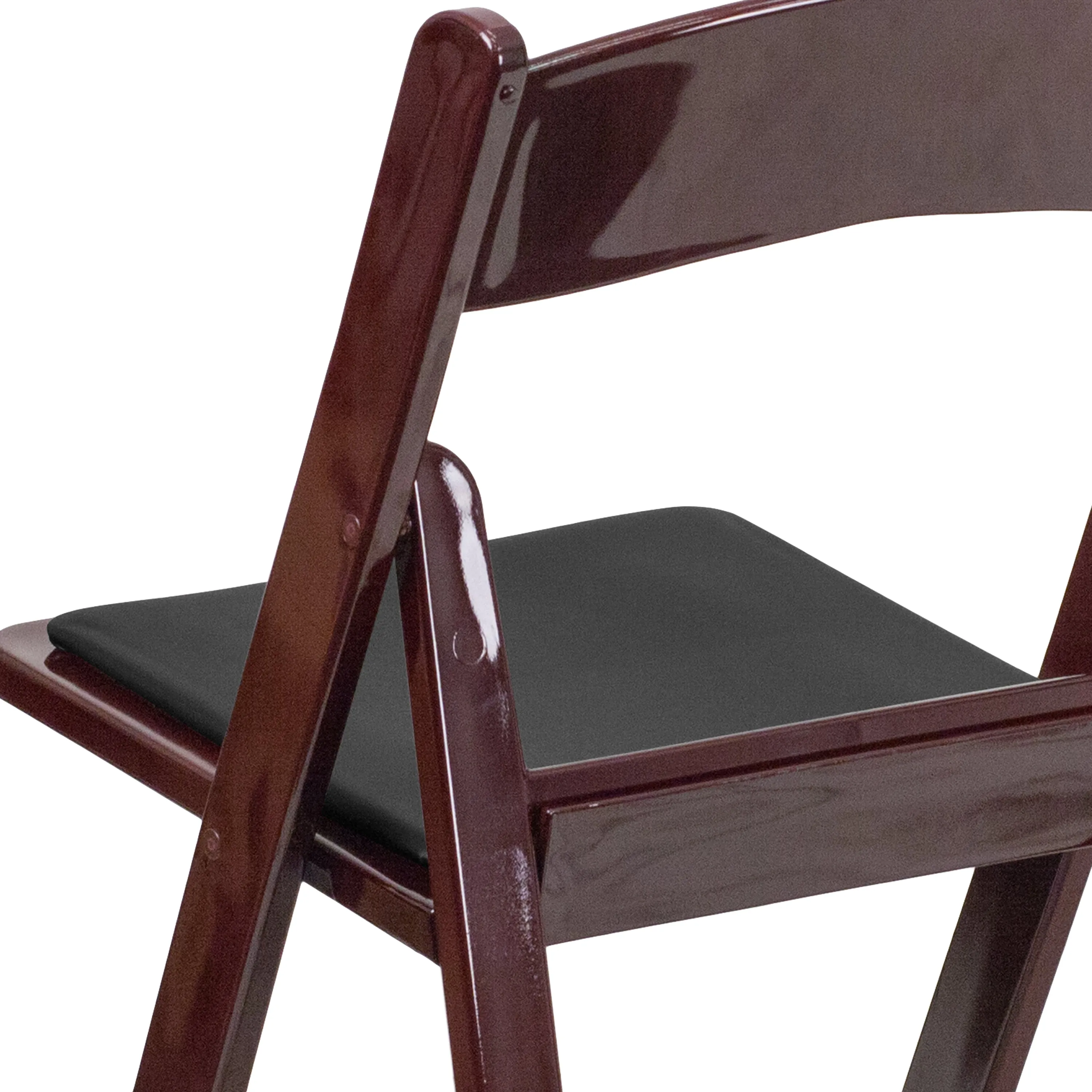 Folding Chair - Red Mahogany 2-LE-L-1-MAH-GG