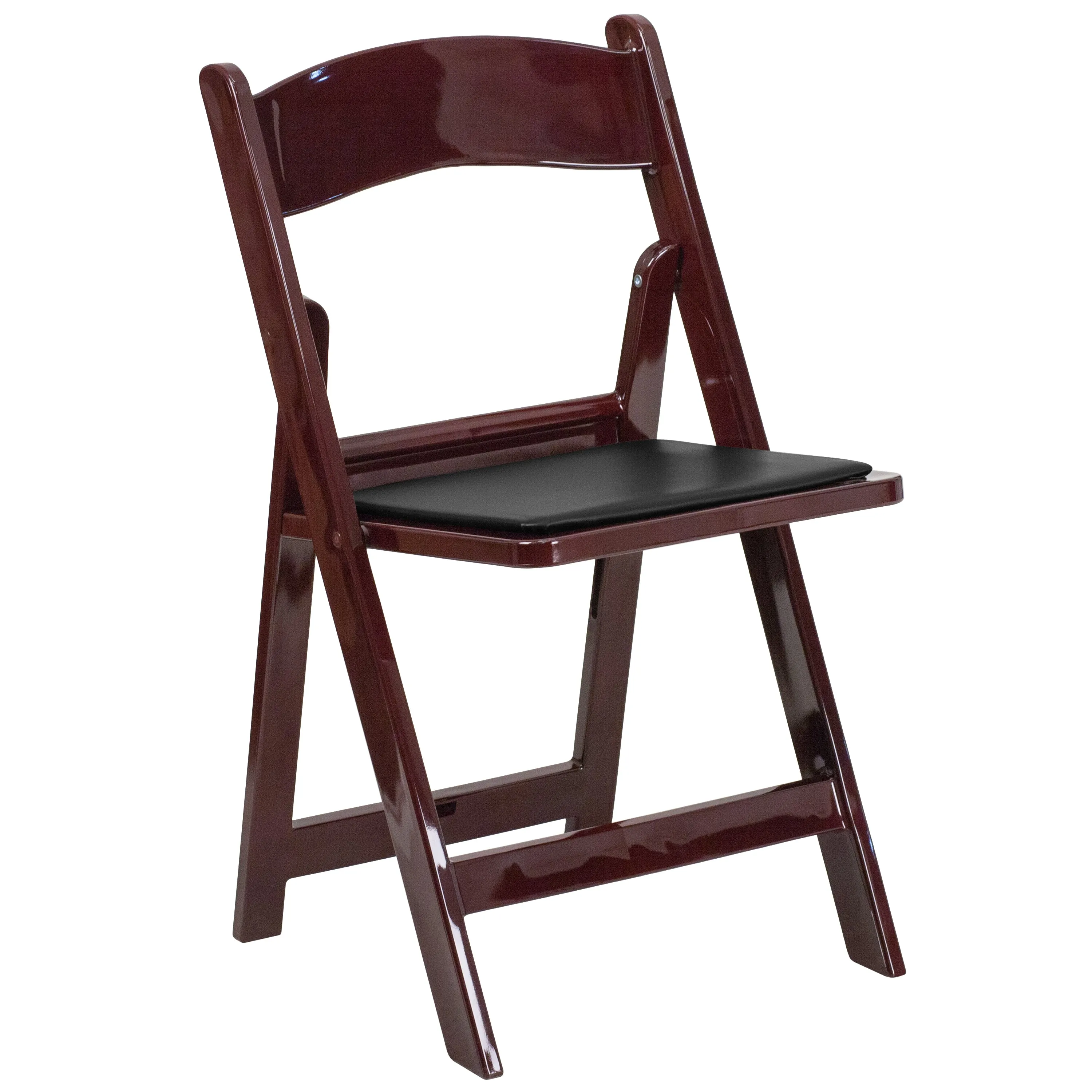 Folding Chair - Red Mahogany 2-LE-L-1-MAH-GG