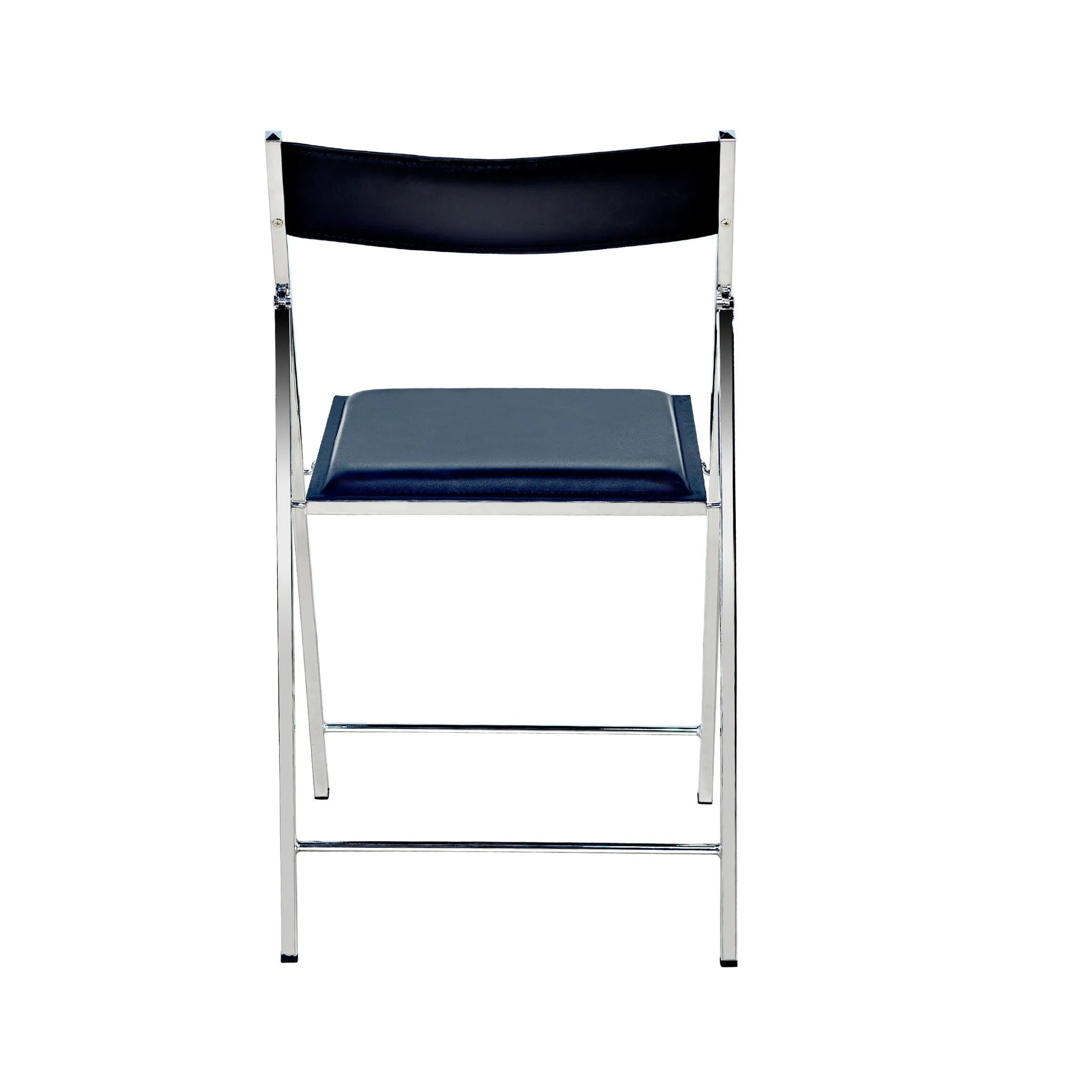 Folding Chair with TechniFlex back in Black Color