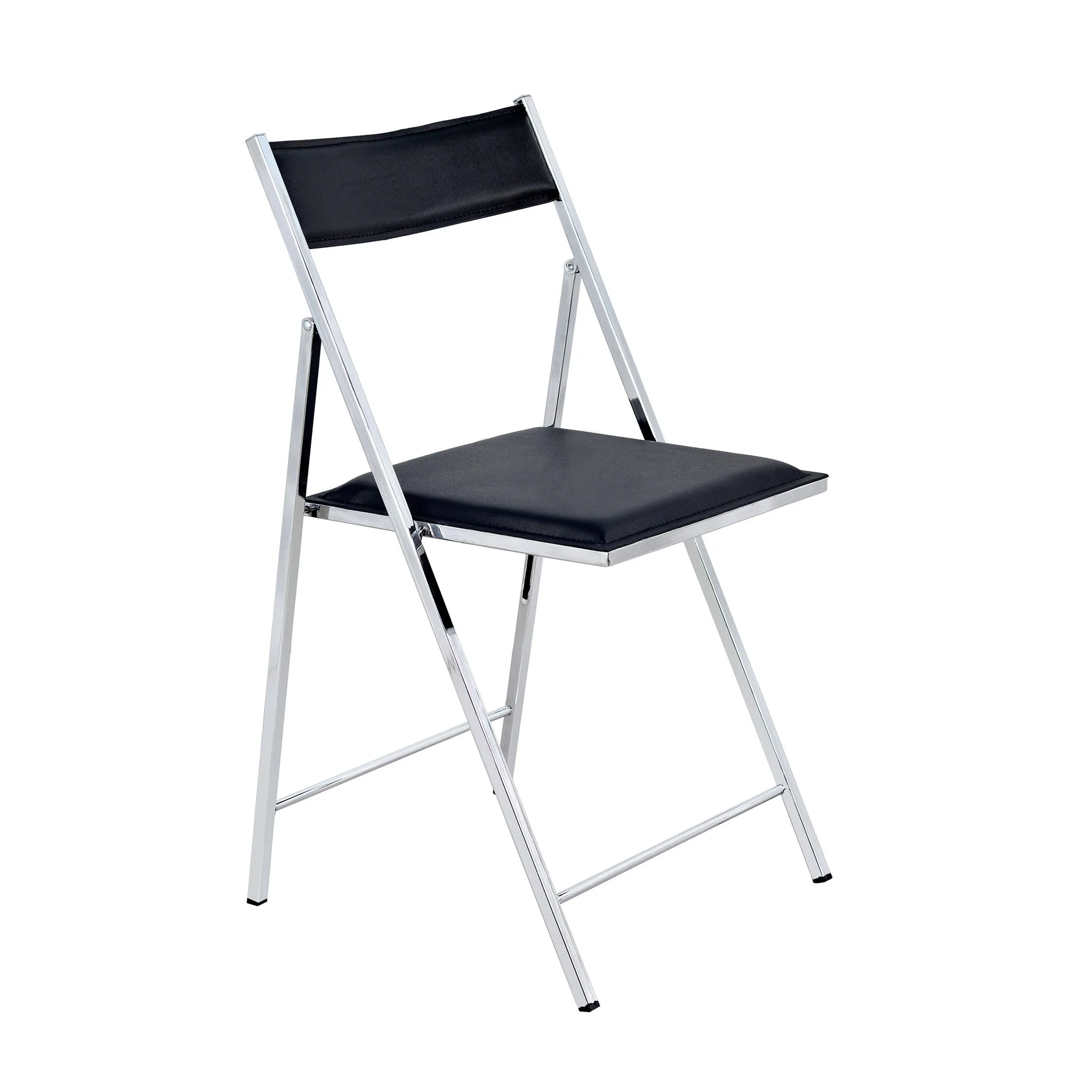 Folding Chair with TechniFlex back in Black Color