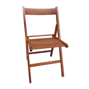 Folding Chair Wood beech wood Cherry tree (79 x 42,5 x 47,5 cm)