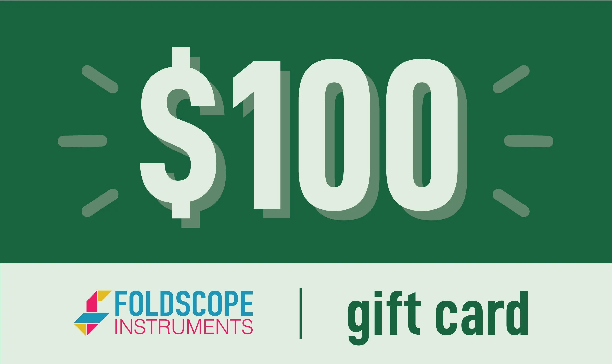 Foldscope eGift Cards - Holiday Savings!  Sale Save 5% on Gift Cards through 12/25/2024