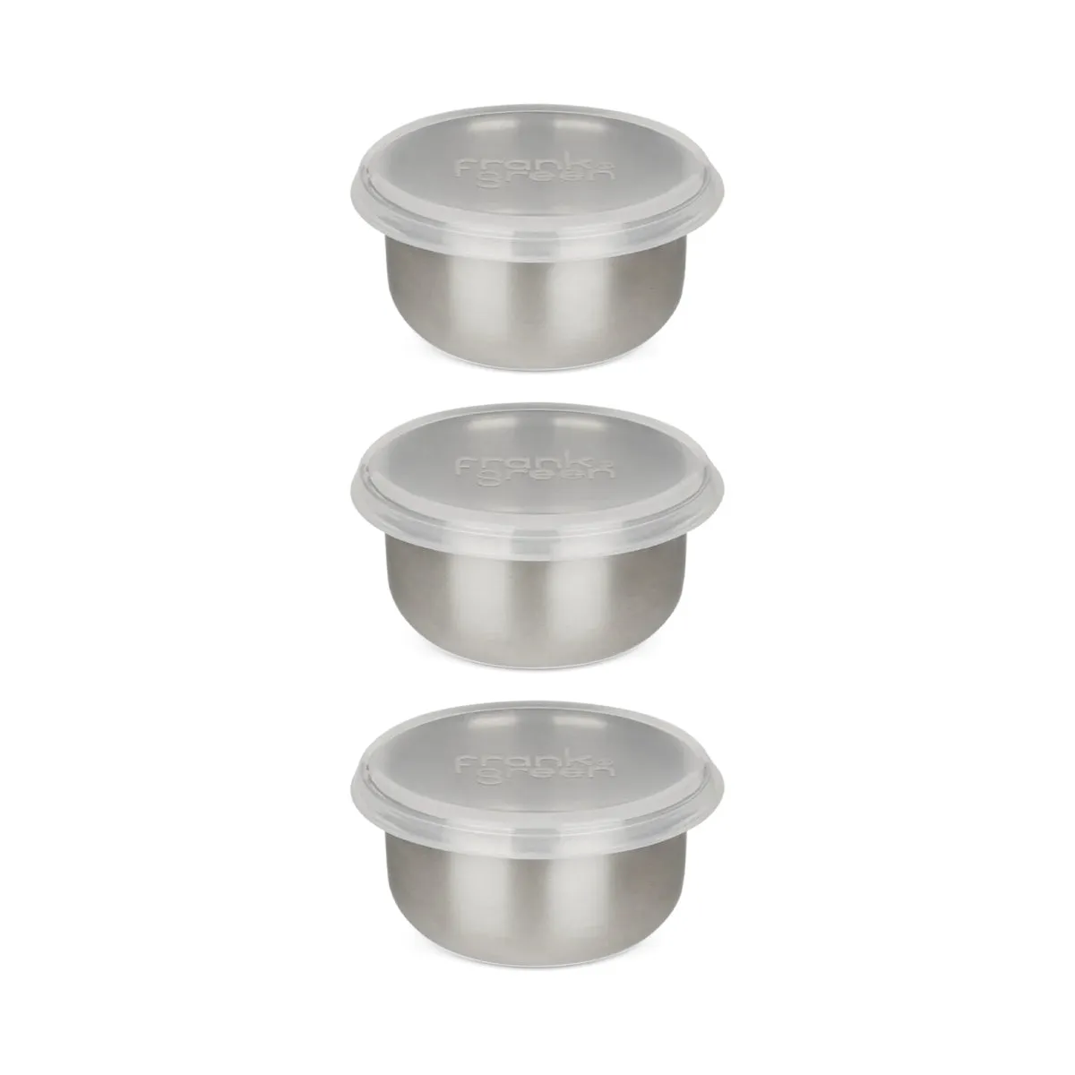 Frank Green Stainless Steel Dressing Containers Set of 3