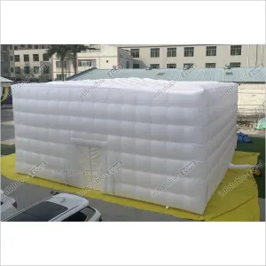 Giant White Wedding Inflatable Cube Tent Large Party Inflatable Tent House For Outdoor