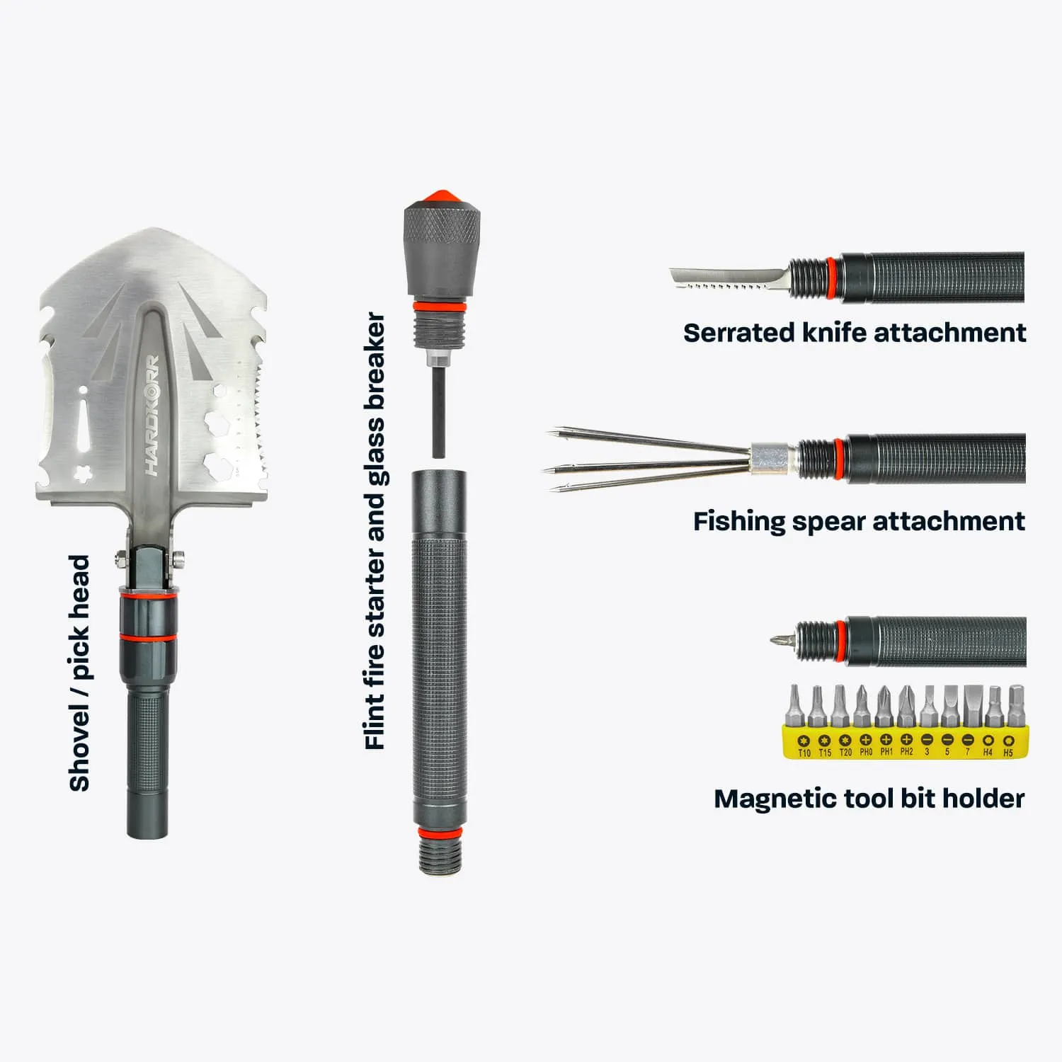 HARD KORR MULTITOOL SHOVEL