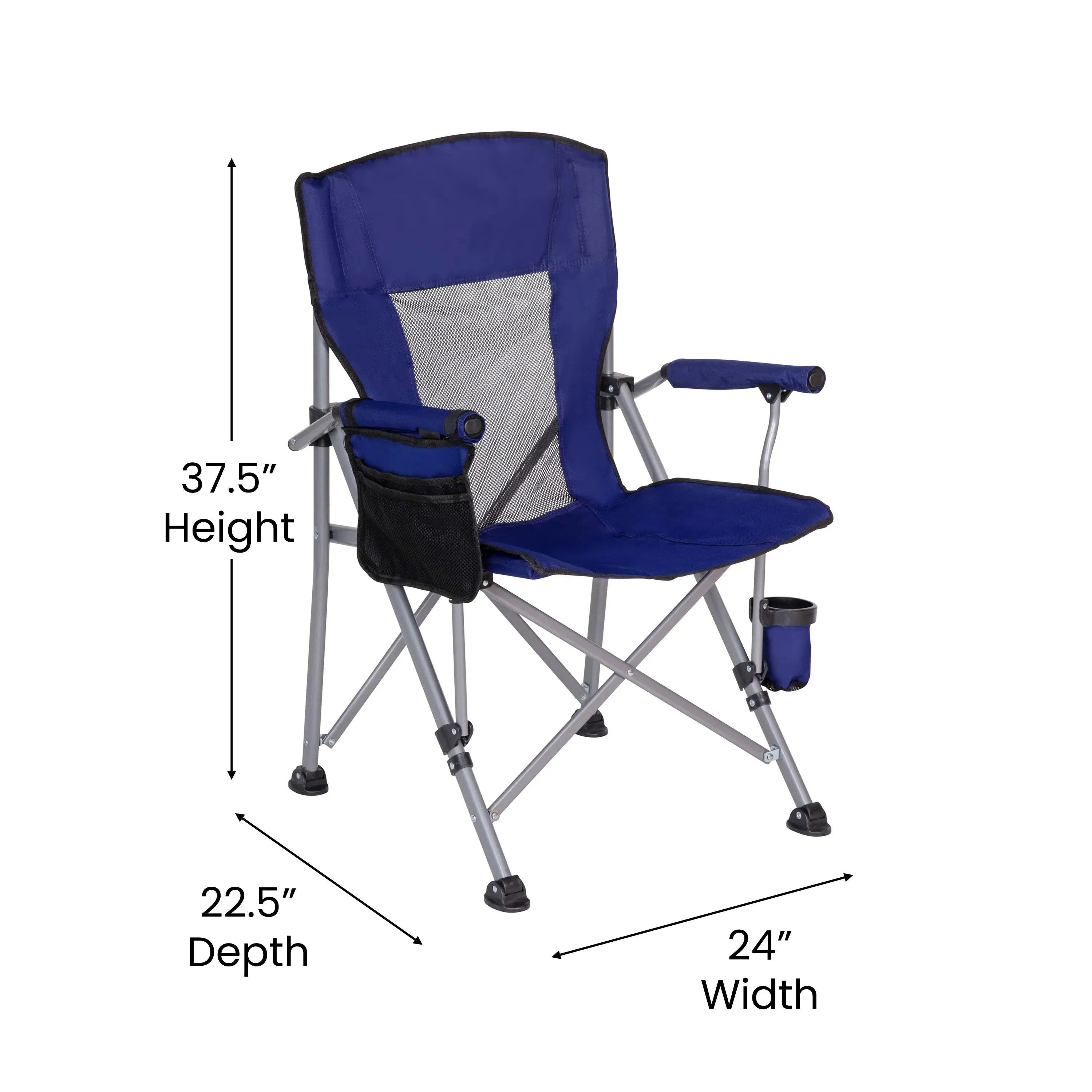 High Back Folding Heavy Duty Portable Camping Chair