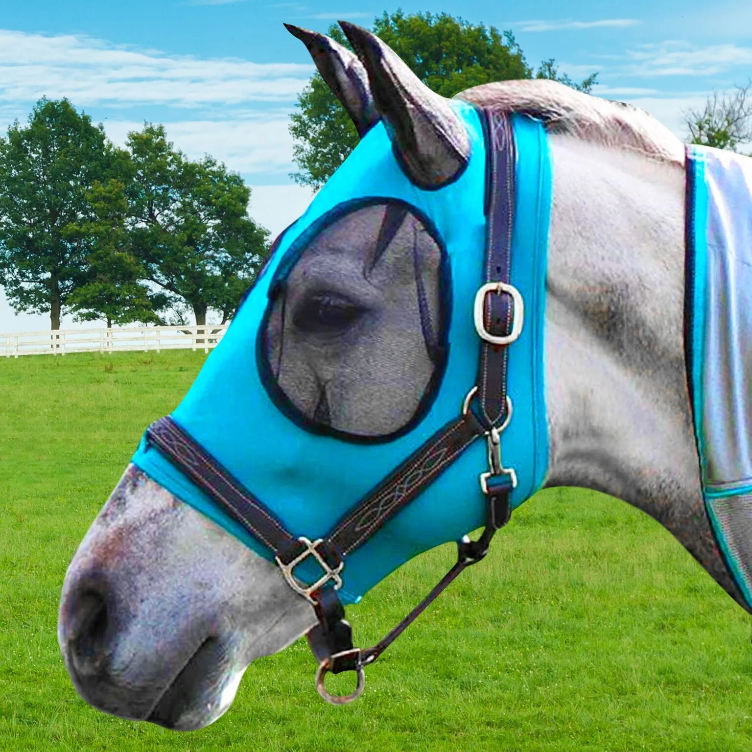 Horse Fly Mask with Ears