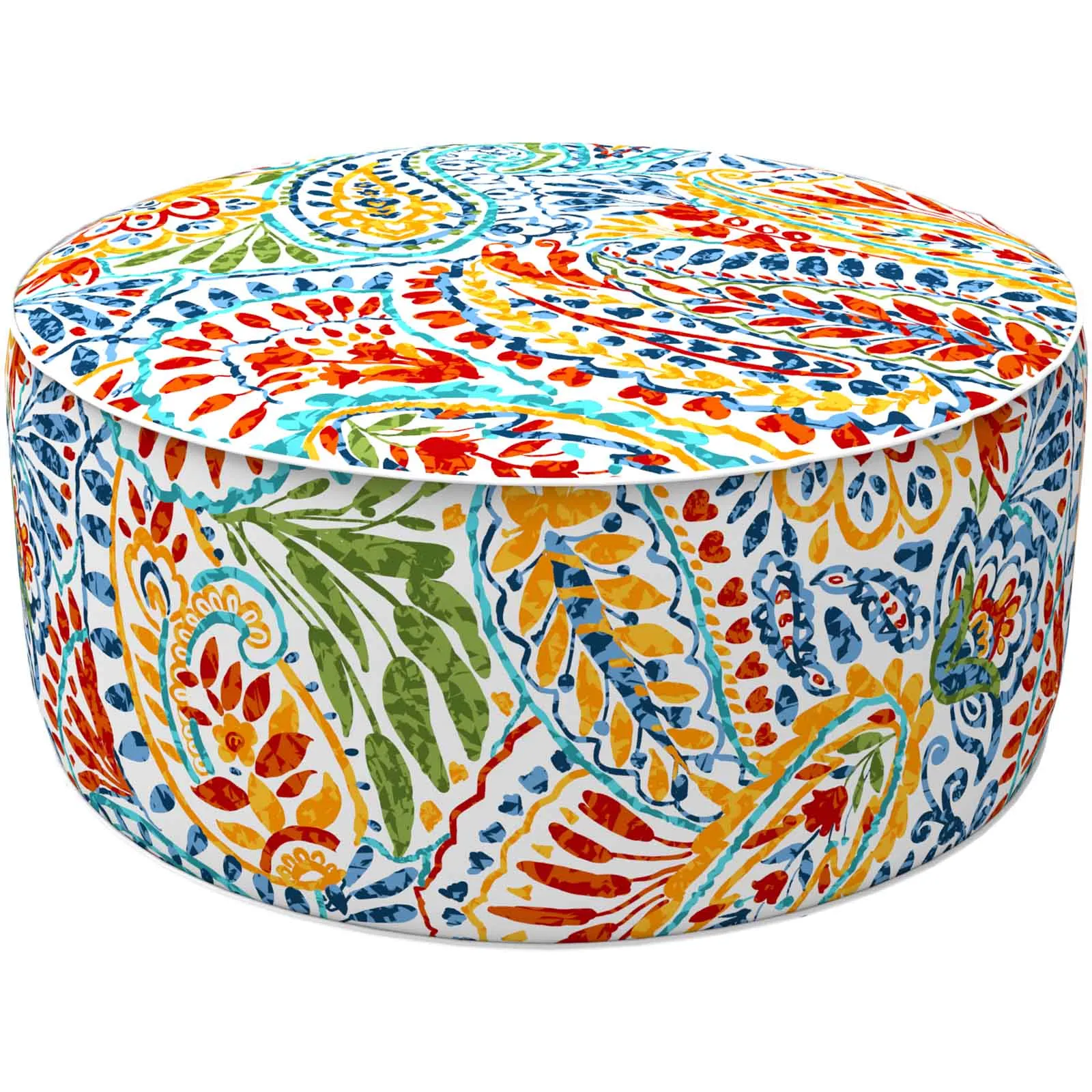 Inflatable Ottoman Paisley Ummi Multi LVTXIII Outdoor