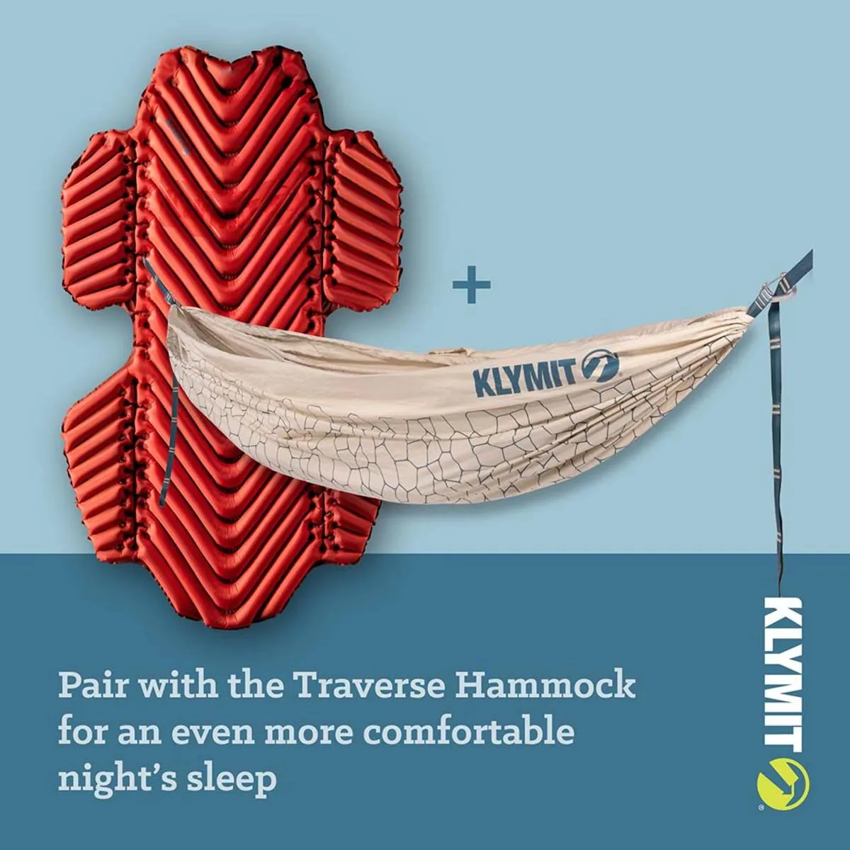 Klymit Insulated Hammock V-Chamber Sleeping Pad - Red