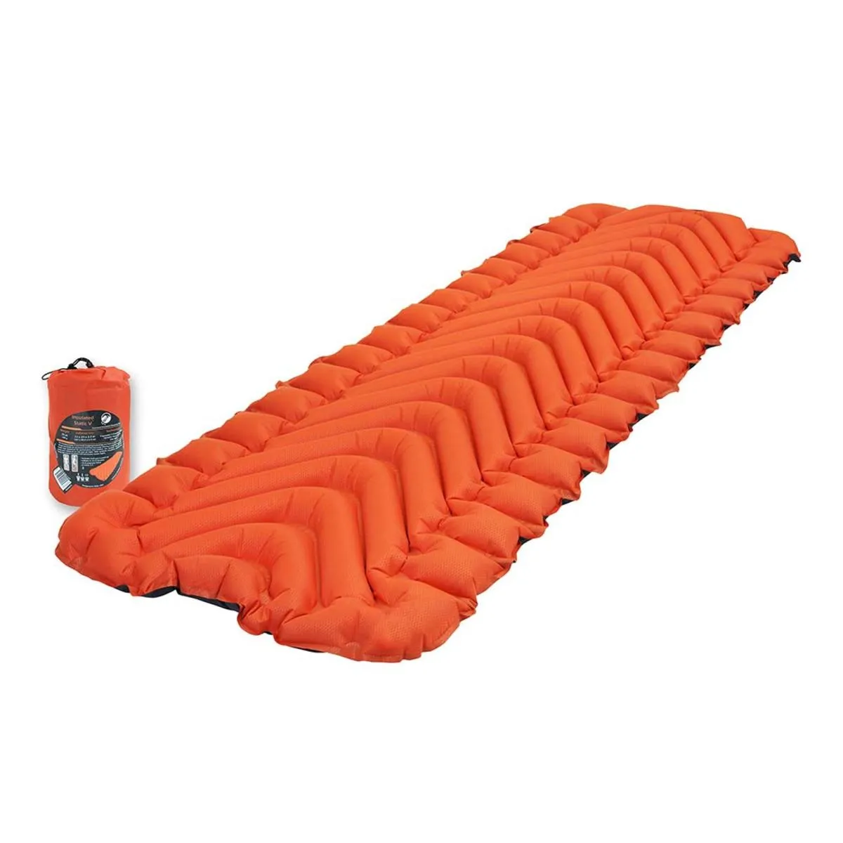 Klymit Insulated Static V Sleeping Pad - Orange