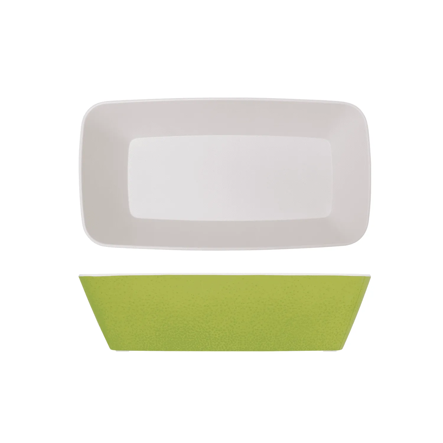 Lime Green Seville Melamine GN1/3 Deep Dish 32.5 x 17.6 x 8cm - Pack 1