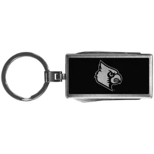 Louisville Cardinals Multi-tool Key Chain, Black