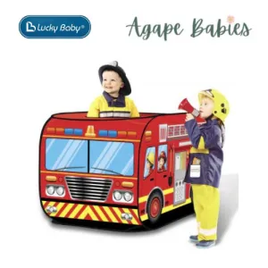 Lucky Baby Fire Engine Exploration Playhouse