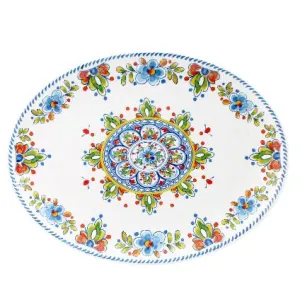 Madrid White Oval Platter 286MADW