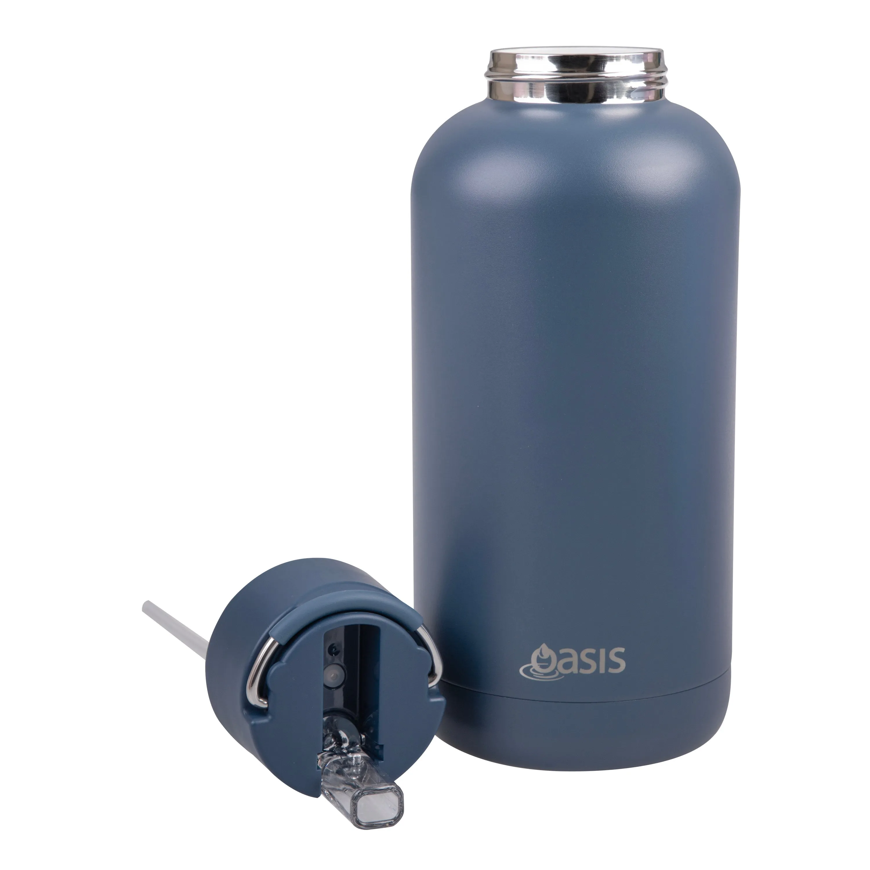 Moda 1.5L Ceramic Lined Insulated Water Bottle Indigo