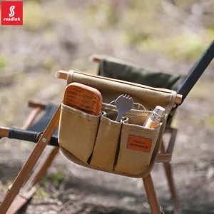 Mountain customer outdoor camping Kermit chair armrest hanging bag side multi-functional storage bag portable storage bag