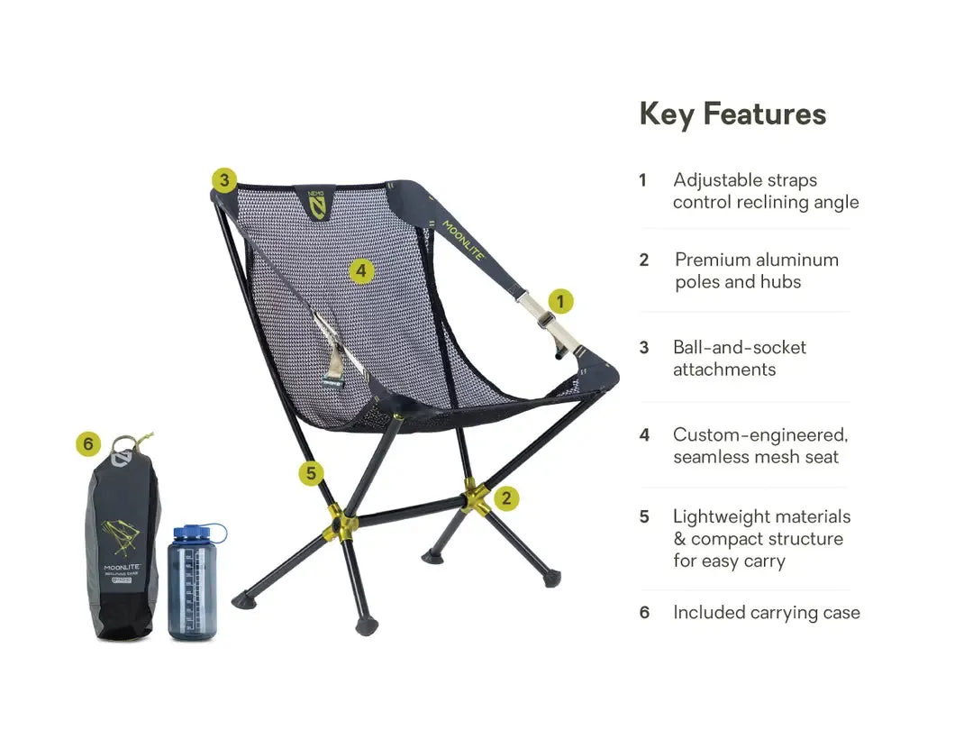 NEMO Moonlite Reclining Camp Chair