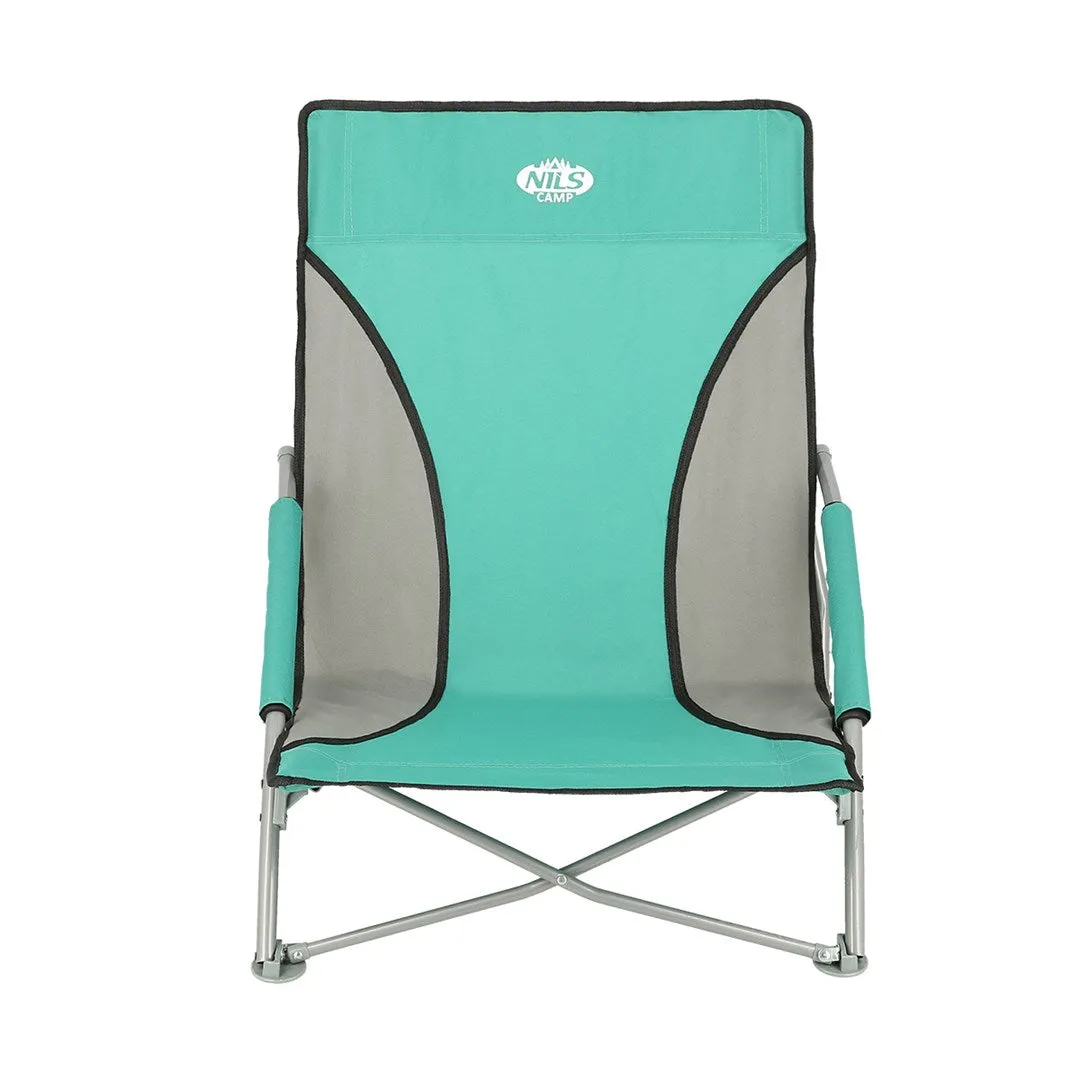 Nils Camp Beach Chair Nc3035 Green-Grey