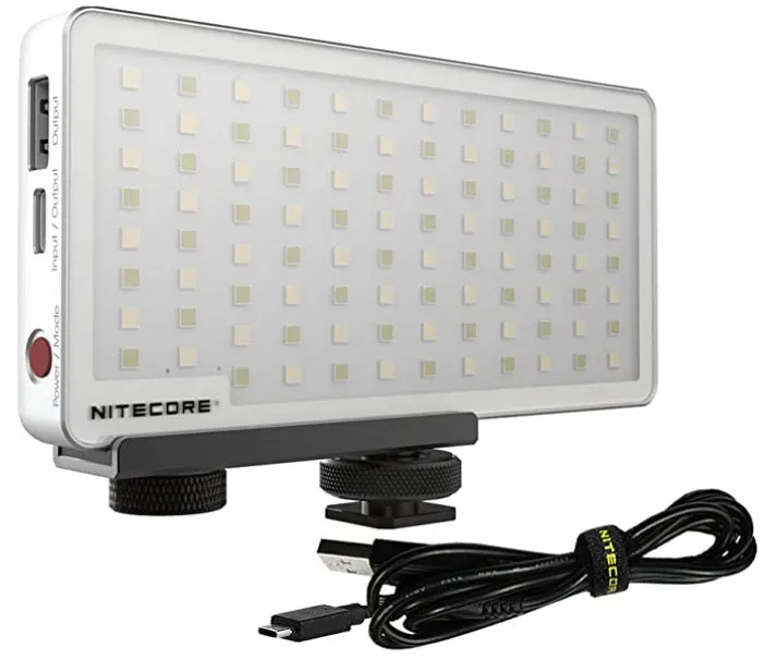 Nitecore SCL10 2 in 1 Smart Camera Light and Power Bank