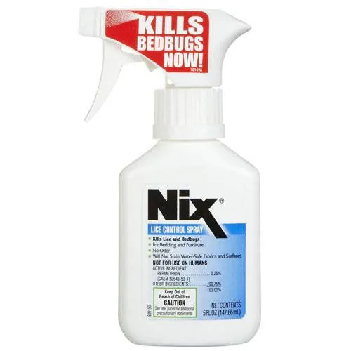 Nix Lice, Bed Bug & Scabies  Killing Bedding and Fabric Spray