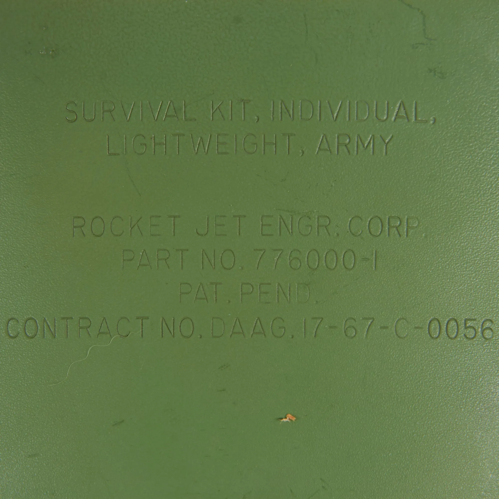 Original U.S. Vietnam War Rare 1 of Only 100 Issued Experimental “Holster Survival Kit, Individual” Issued To Sgt Maj George Beitzel, MACV-SOG - Complete, Sealed