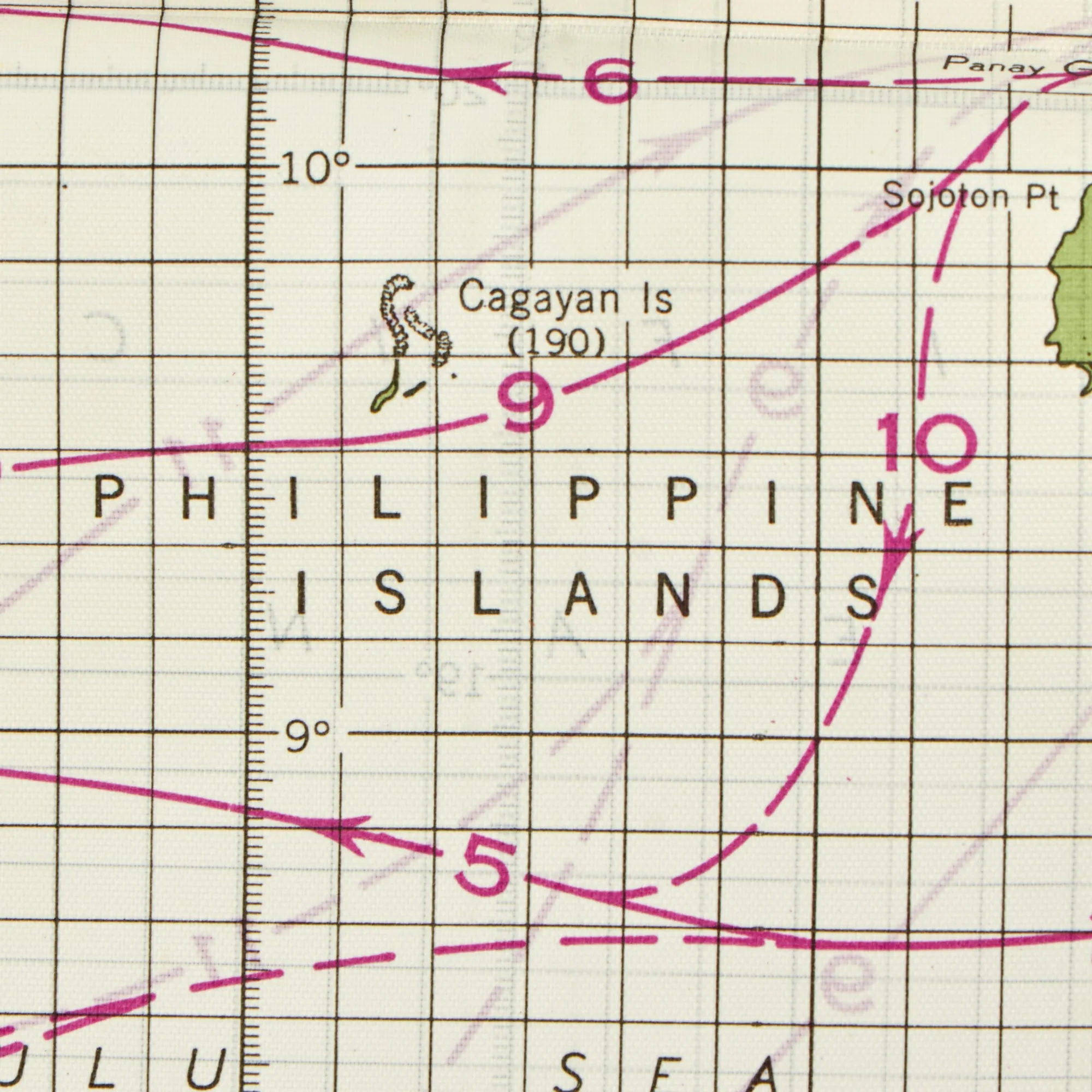 Original U.S. WWII U.S. Navy Silk Lifeboat Survival Double-Sided Map Set - Philippine Islands and Taiwan & Instruction Sheet