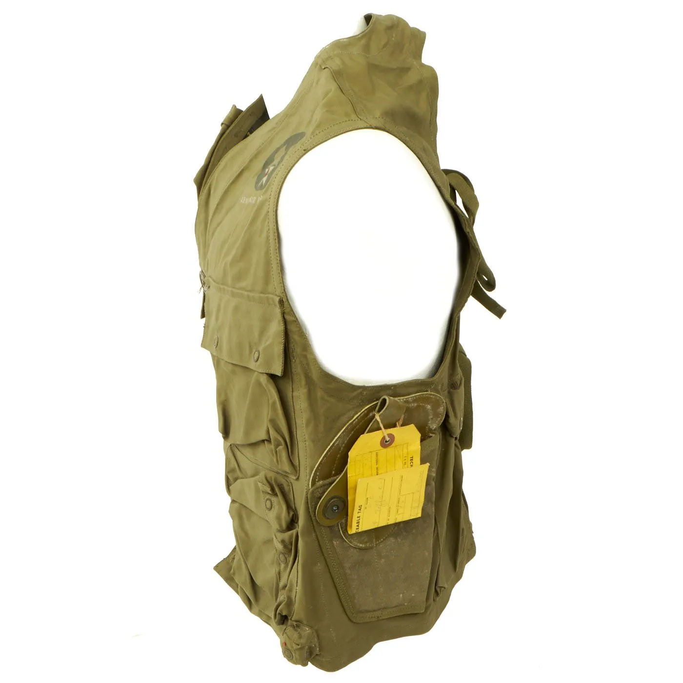 Original U.S. WWII USAAF Pilot Type C-1 Emergency Sustenance Vest in Excellent Condition