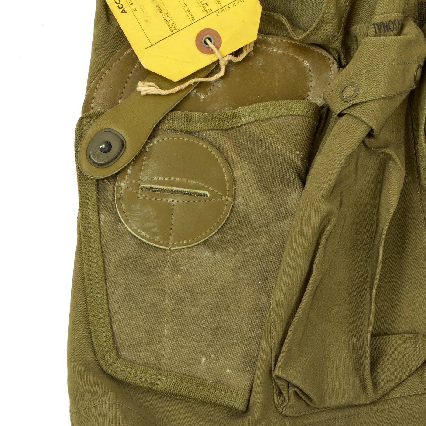 Original U.S. WWII USAAF Pilot Type C-1 Emergency Sustenance Vest in Excellent Condition