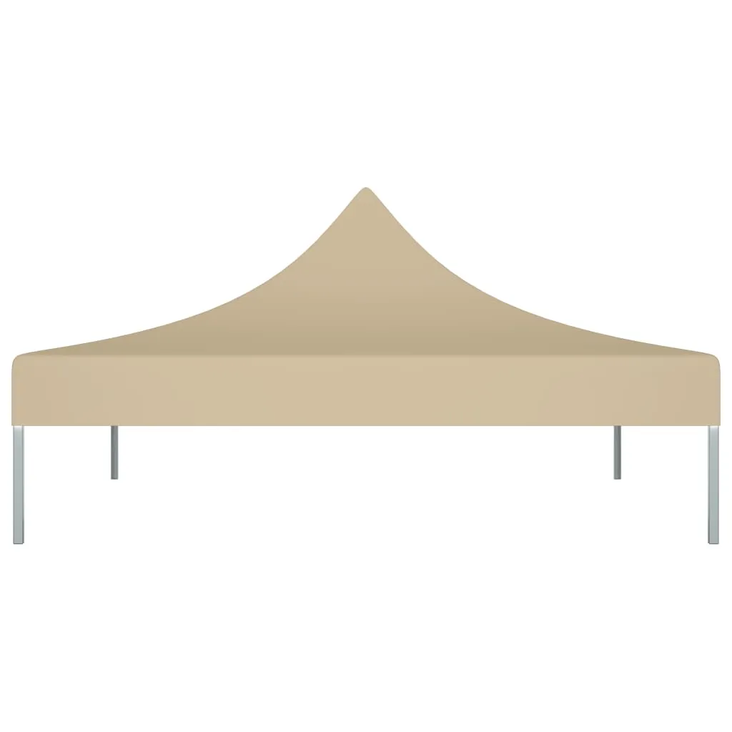 Party Tent Roof 2x2 m Beige 270 g/m²